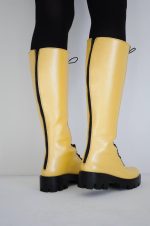 Bocanci Polinski din piele naturala