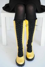 Bocanci Polinski din piele naturala - imagine 2