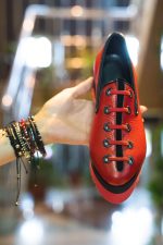 Balerini Flashy Red Shoes piele naturala