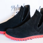Black & Pink Polinski Boots