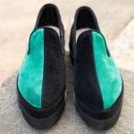 Balerini Green & Black piele naturala - imagine 2