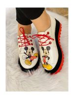 Pantofi Red Mickey piele naturala