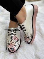 Pantofi Pinky Minnie piele naturala - imagine 2