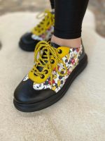 Yellow Mickey Sneakers