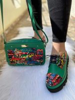 Pantofi Green Mosaic - imagine 2