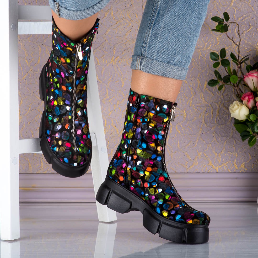 Ghete din piele naturala Full Dots (3) Ghete din piele naturala Full Dots - imagine 4