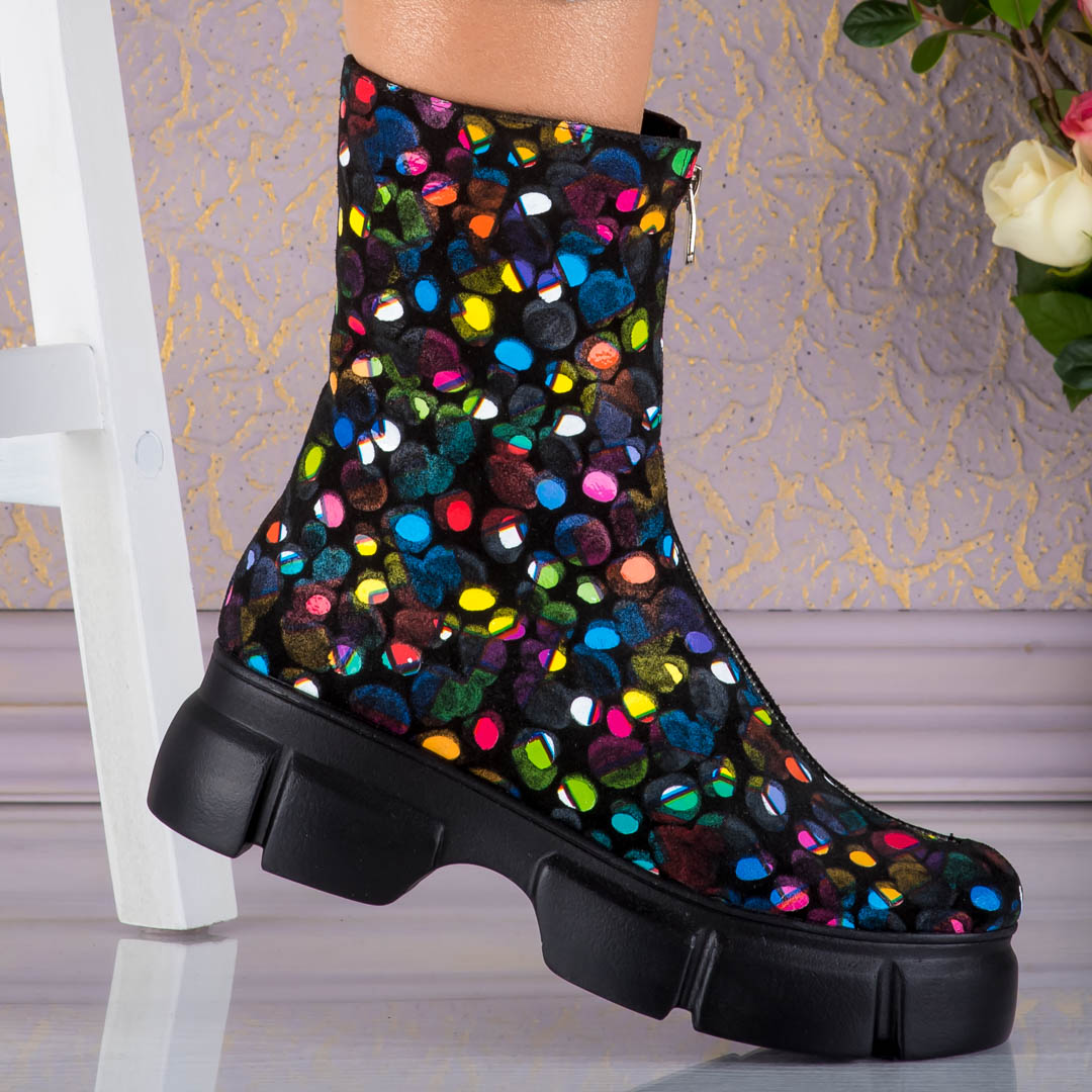 Ghete din piele naturala Full Dots (4) Ghete din piele naturala Full Dots - imagine 3