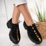 Pantofi Yellow Line din piele naturala - imagine 4