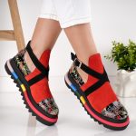 Ghete Strong Red din piele naturala - imagine 3