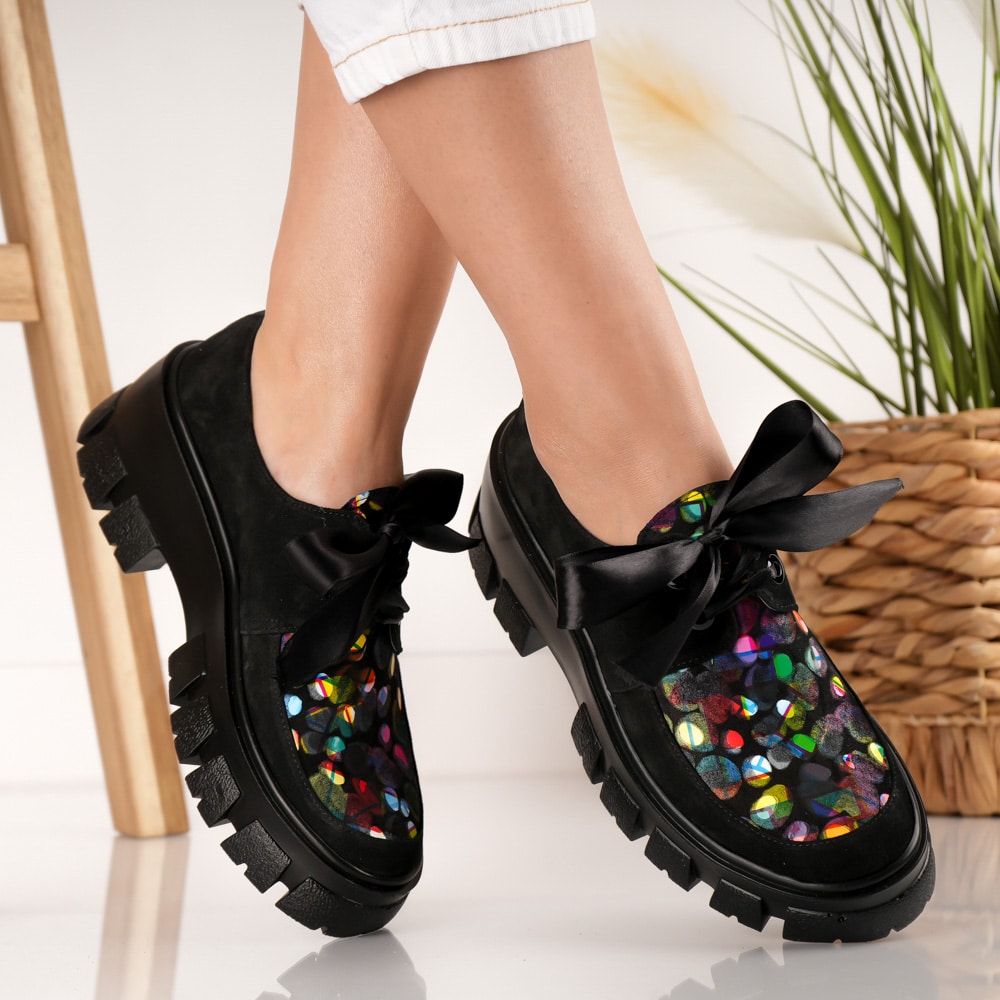 Pantofi Spring Ribbon (1) Pantofi Spring Ribbon din piele naturala - imagine 4