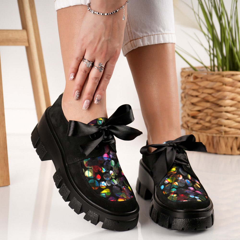 Pantofi Spring Ribbon (2) Pantofi Spring Ribbon din piele naturala - imagine 3