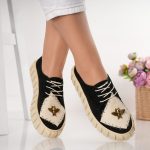 Pantofi Midnight Bee din piele naturala - imagine 4