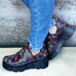 Ghete Color Square din piele naturala - imagine 3