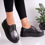 Pantofi dama Tom Black din piele naturala - imagine 3