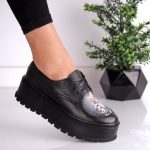 Pantofi dama Tom Black din piele naturala - imagine 2