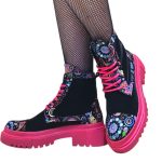 Bocanci dama Rose Noir din piele naturala - imagine 5