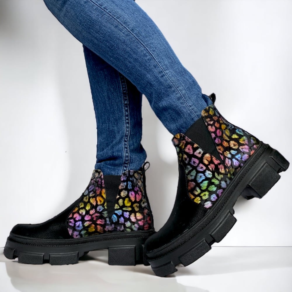 Beenvo-ghete-dama-piele-naturala-nathalie (2) Ghete Black Bloom - imagine 2