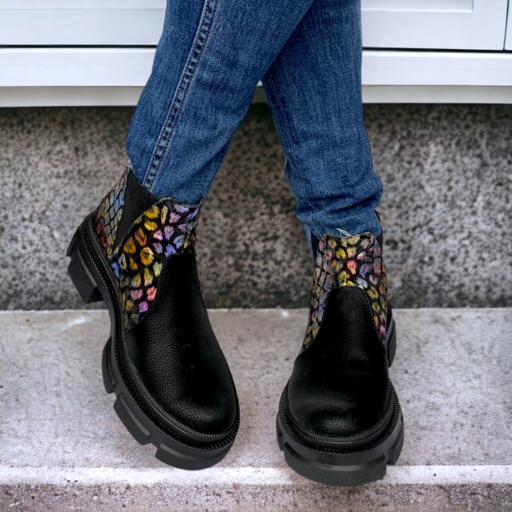 Beenvo-ghete-dama-piele-naturala-nathalie (3) Ghete Black Bloom - imagine 3