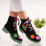 Bocanci dama Green Sole din piele naturala - imagine 3