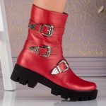 Ghete din piele naturala Ruby Rovers - imagine 3