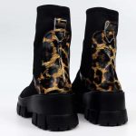 Ghete dama Midnight Panther din piele naturala - imagine 4