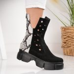 Ghete Luna Noir din piele naturala - imagine 4