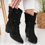 Ciocate dama Black Beauty din piele naturala - imagine 3