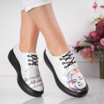 Pantofi Marilyn Monroe cu talpa neagra - imagine 4