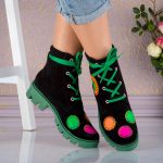 Bocanci dama Green Sole din piele naturala - imagine 8