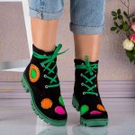 Bocanci dama Green Sole din piele naturala - imagine 7