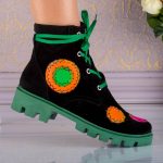 Bocanci dama Green Sole din piele naturala - imagine 6