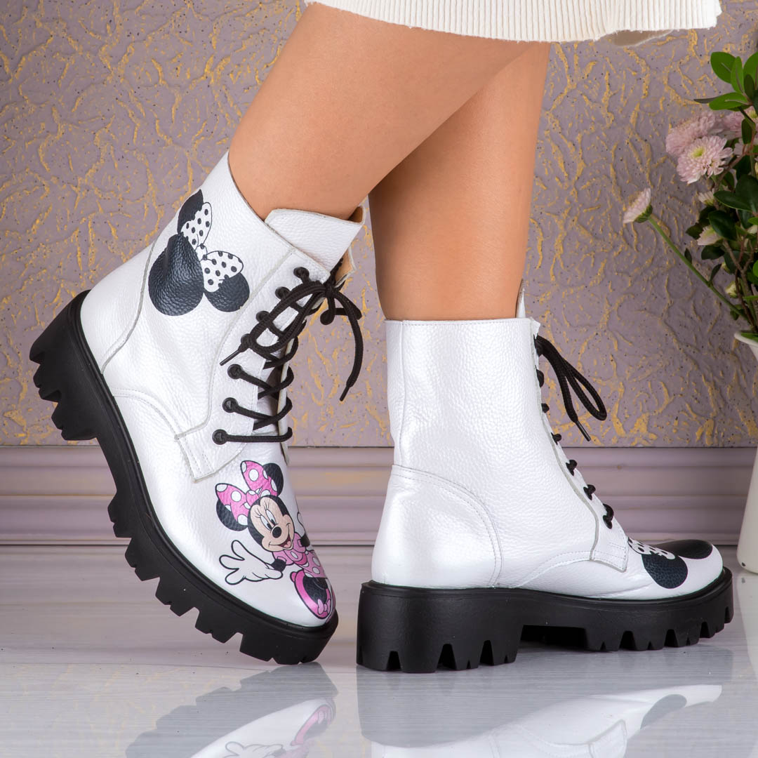 Bocanci din piele naturala Minnie (4) Bocanci din piele naturala Minnie - imagine 3