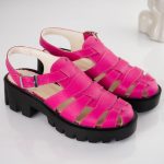 Sandale dama Fisherman Fuchsia - imagine 6