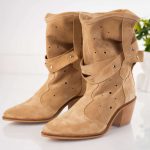 Ciocate dama Beige Beauty din piele naturala - imagine 4