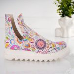 Ghete de dama din piele naturala Natalie cu talpa extralight - imagine 8