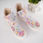 Ghete de dama din piele naturala Natalie cu talpa extralight - imagine 7