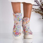 Ghete de dama din piele naturala Natalie cu talpa extralight - imagine 3