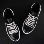 Pantofi sport Black Chic din piele naturala - imagine 3