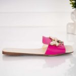 Papuci de piele Bumble Bee - imagine 6