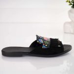 Papuci de piele Dark Night - imagine 7