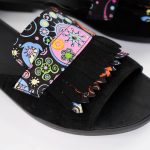 Papuci de piele Dark Night - imagine 6