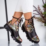 Bocanci de dama Maldina din piele naturala