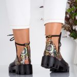 Bocanci de dama Maldina din piele naturala - imagine 3