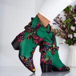 Ciocate dama Green Flora din piele naturala - imagine 4