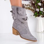 Ciocate dama Grey Beige Beauty din piele naturala - imagine 3