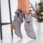 Ciocate dama Grey Beige Beauty din piele naturala - imagine 2