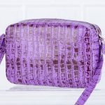 Geanta Mauve Serpenti cu curea extensibila - imagine 2