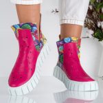 Ghete Rose Quartz din piele naturala