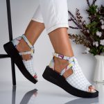 Sandale de dama din piele naturala Amazon - imagine 3