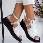 Sandale de dama din piele naturala Amazon - imagine 4